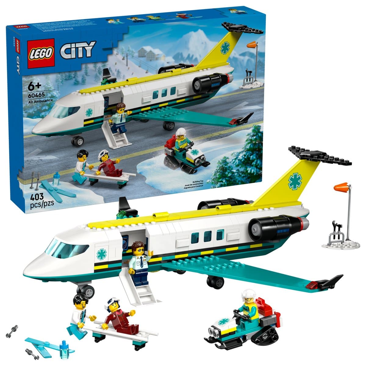 Конструктор "LEGO" City Літак швидкої медичної допомоги №60465 — фото 13