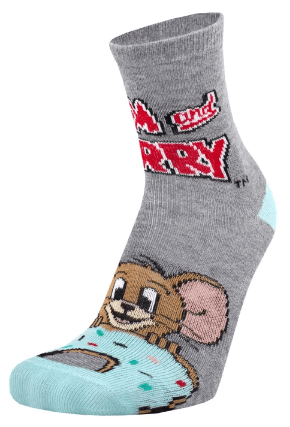 Шкарпетки дитячі "Tom&Jerry" 5402 р.18-20 сірий — купити | Канцелярський Сад