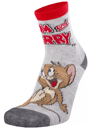 Шкарпетки дитячі "Tom&Jerry" 5409 р.20-22 світло-сірий — купити | Канцелярський Сад
