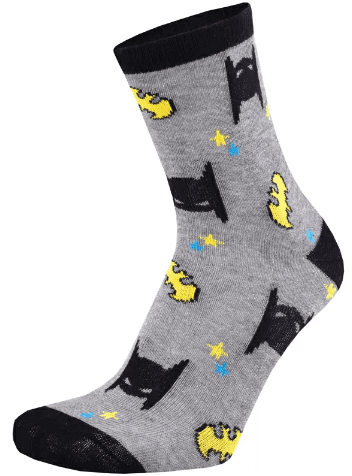 Шкарпетки дитячі "Batman" 5406 р.16-18 сірий — купити | Канцелярський Сад