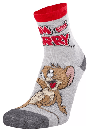 Шкарпетки дитячі "Tom&Jerry" 5409 р.18-20 світло-сірий — купити | Канцелярський Сад