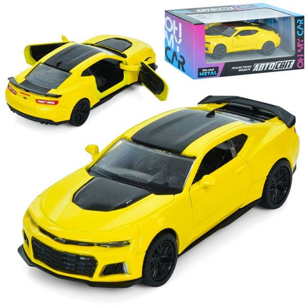 Машина метал. інер-а, "Автосвіт" Chevrolet Camaro 12,5см №AS-3081 — купити | Канцелярський Сад