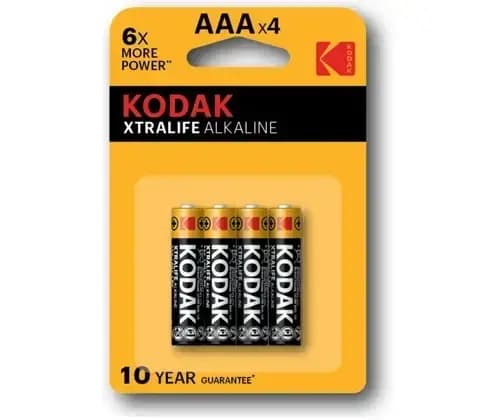 Батарейки Kodak R-03/плівка 4шт — фото товару | Канцелярський Сад