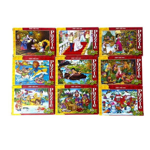 Пазли DankoToys 80ел. карт. №0037 — купити | Канцелярський Сад