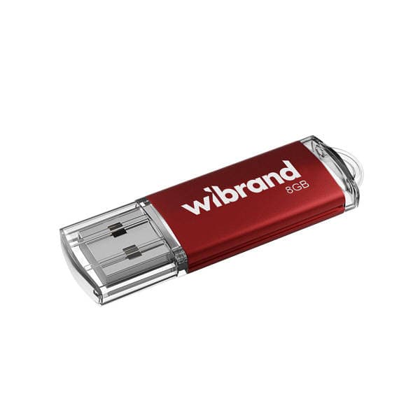 Флеш-пам`ять 8GB "Wibrand" Cougar USB2.0 red №0957 — купити | Канцелярський Сад