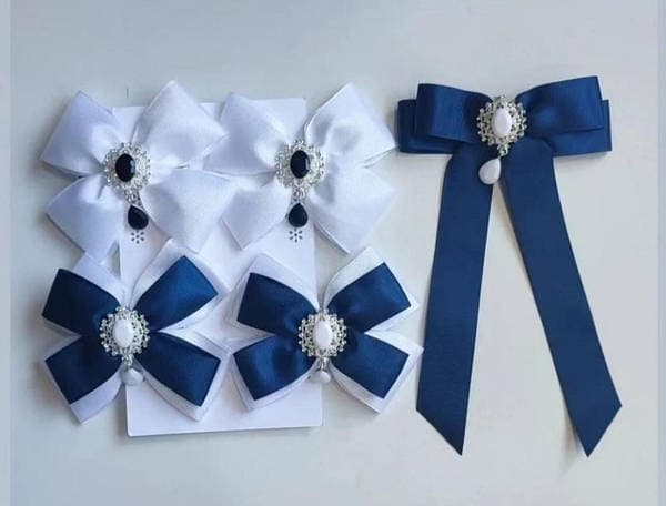 Набір заколок-бант "Blue collection" (2шт) №BH26306/Colibrik — купити | Канцелярський Сад