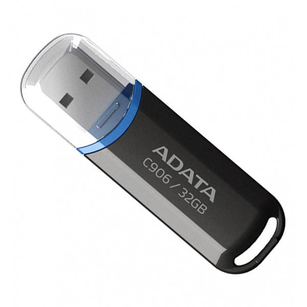 Флеш-пам`ять 32GB "A-Data" C906 USB2.0 black №1912 — купити | Канцелярський Сад