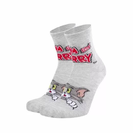 Шкарпетки дитячі "Tom&Jerry" 5403 р.16-18 світло-сірий — купити | Канцелярський Сад