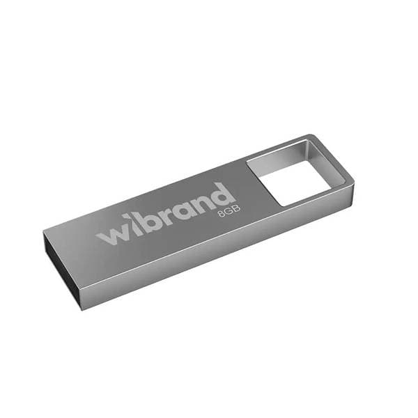 Флеш-пам`ять 8GB "Wibrand" Shark USB2.0 silver №1626 — купити | Канцелярський Сад