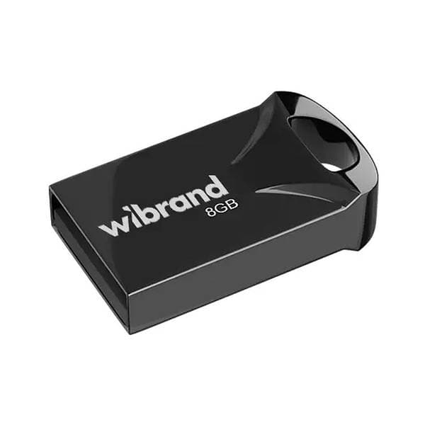 Флеш-пам`ять 8GB "Wibrand" Hawk USB2.0 black №1176 — фото товару | Канцелярський Сад
