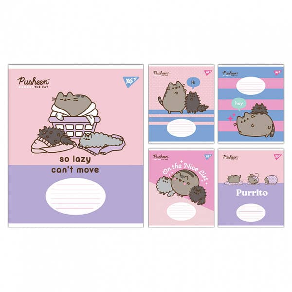 Зошит 12арк. лін. YES Pusheen The Cat №767613 — фото товару | Канцелярський Сад