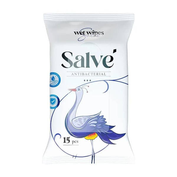 Серветки вологі "Salve" (72шт) Антибактеріальні №0546/0305 — купити | Канцелярський Сад