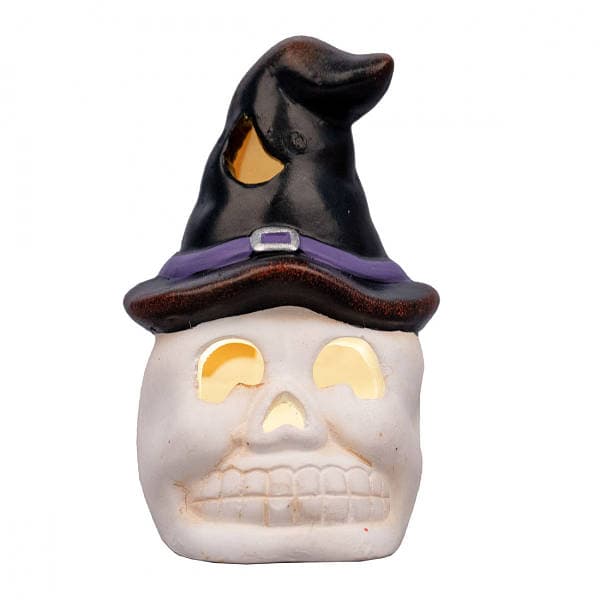 Статуетка "Yes! Fun" Хелловін "Skull in hat" 8см LED №974189 — купити | Канцелярський Сад