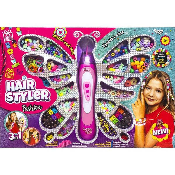Набір креативної творчості "Hair Styler. Fashion" середн. №HS-01-04/DankoToys — купити | Канцелярський Сад