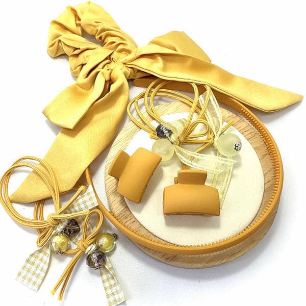 Набір резинок "Yellow collection" (8шт) 3см, (12шт) 14см №BH26318/Colibrik — купити | Канцелярський Сад