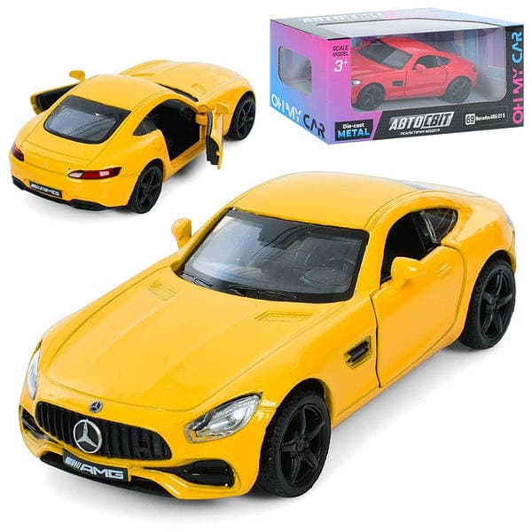 Машина метал. інер-а, "Автосвіт" Mercedes-Benz GTS AMG 20181 12см №AS-3110 — купити | Канцелярський Сад