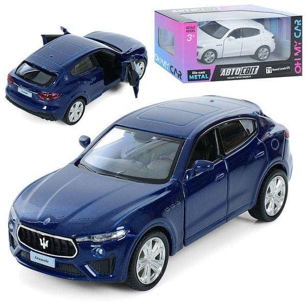 Машина інер-а метал. "Автосвіт" Maserati Levante GTS2019 (1:40) 11см,в кор-ці №AS-3114 — купити | Канцелярський Сад