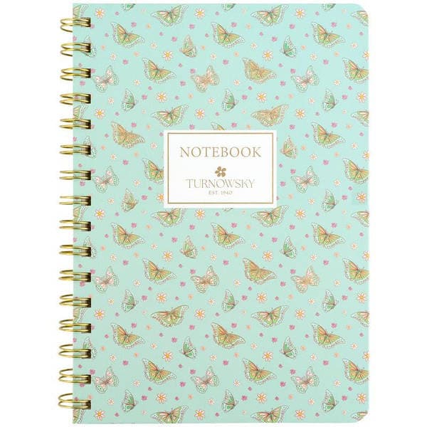 Блокнот А5 96арк. кліт. тв. обкл. "Turnowsky Floral 5" №8457-14-A-TR/Axent — купити | Канцелярський Сад