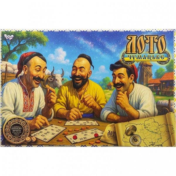 Гра "Лото Чумацьке" бочата укр.№DTG105/DankoToys — купити | Канцелярський Сад