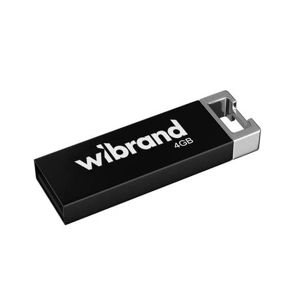Флеш-пам`ять 4GB "Wibrand" Chameleon USB2.0 black №0569 — купити | Канцелярський Сад