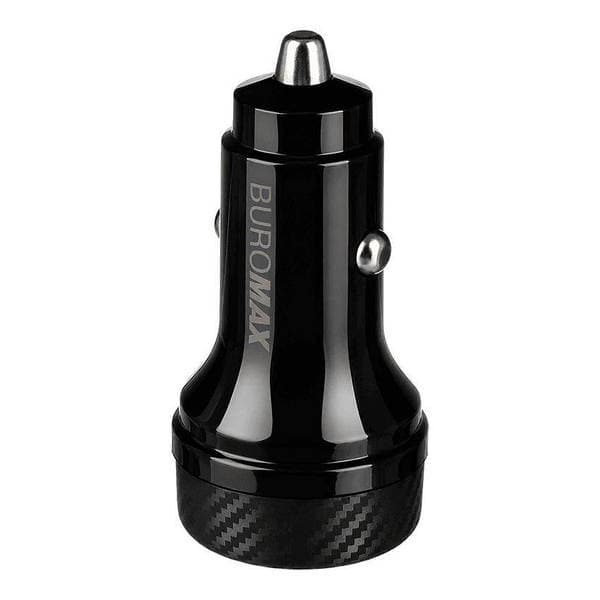 Зарядний пристрій авто Buromax №BM.0633 USB-A 5V/3A 18w чорний — купити | Канцелярський Сад