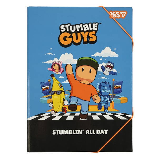 Папка для праці А4 "Yes" №500253 "Stumble Guys" на рез. картон — фото товару | Канцелярський Сад