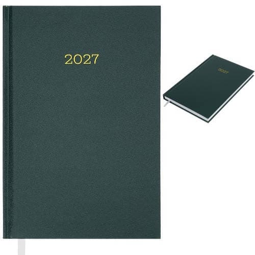 Щоден. А5 "Buromax" дат2027 Simple зелений №BM.21166-04 — купити | Канцелярський Сад