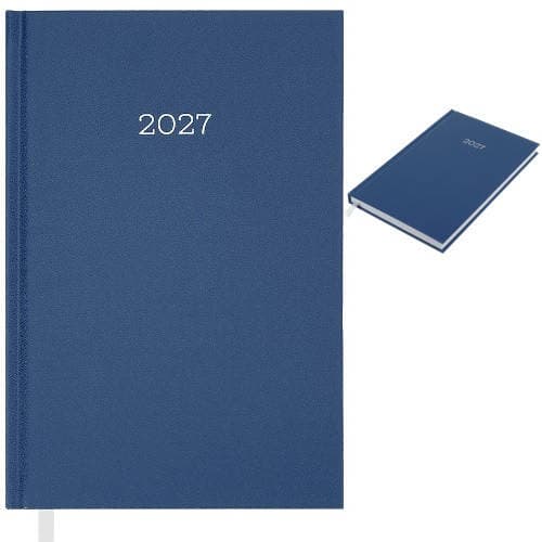 Щоден. А5 "Buromax" дат2027 Simple синій №BM.21166-02 — купити | Канцелярський Сад