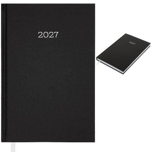 Щоден. А5 "Buromax" дат2027 Simple чорний №BM.21166-01 — купити | Канцелярський Сад