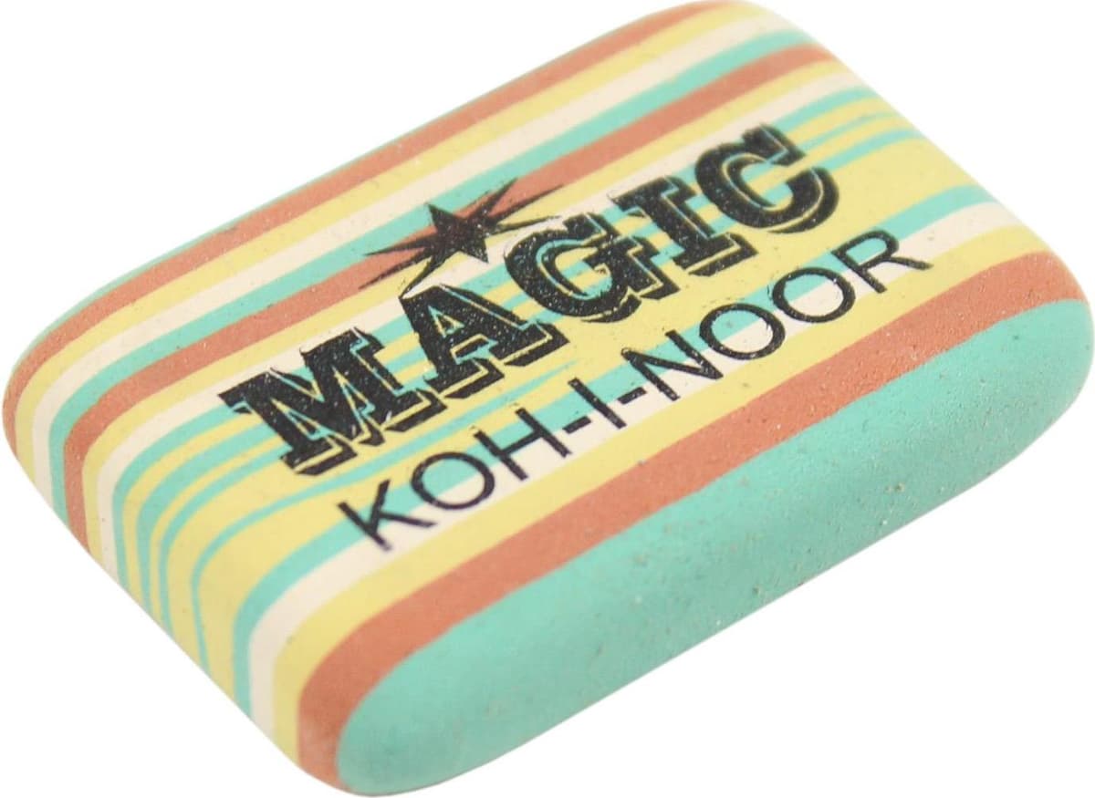 Гумка "Koh-i-noor" Magic м`яка №6516/40 — купити | Канцелярський Сад