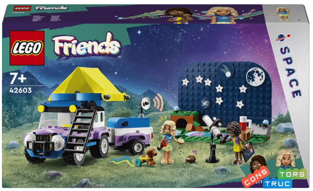 Конструктор "LEGO" Friends Кемпінговий автомобіль для спостереження за зірками №42603 — купити | Канцелярський Сад