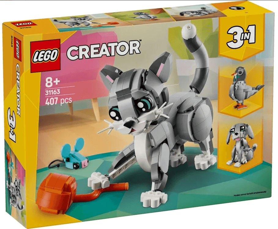 Конструктор "LEGO" Creator Грайливий кіт №31163 — купити | Канцелярський Сад