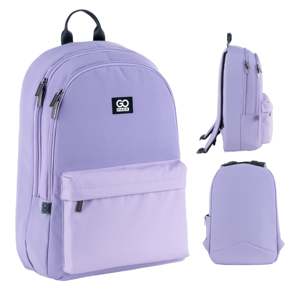 Рюкзак "GoPack" Education Teens 2від.,1карм. фіолетовий №GO25-140L-1 — купити | Канцелярський Сад