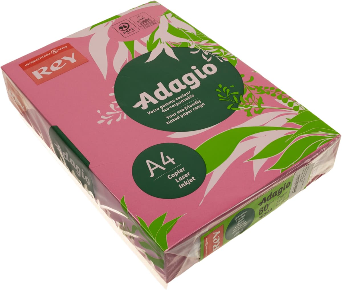 Папір кольор. А4 80г/м інт. Rey Adagio Fuchsia 23 (пурпурний) — купити | Канцелярський Сад
