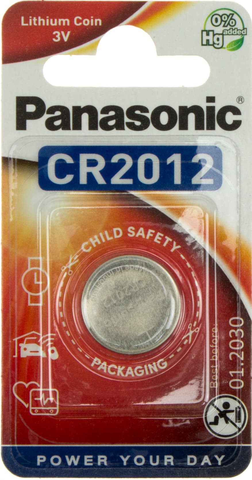 Батарейка Panasonic CR-2012/1bl 3V lithium — купити | Канцелярський Сад