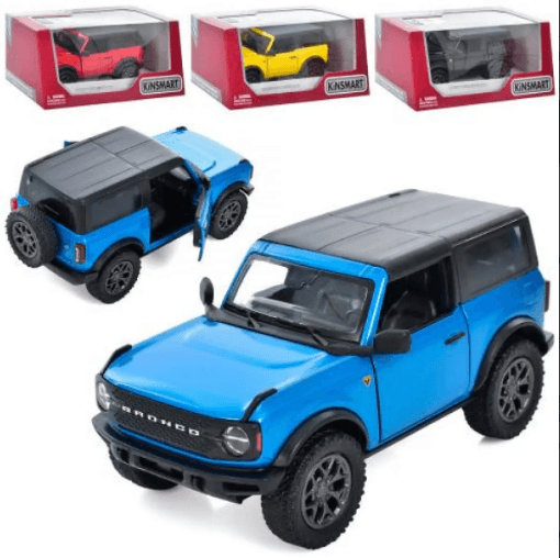 Машина метал. "Kinsmart" Ford Bronco Hard Top 2022,в кор-ці,16х7,5х8см №KT5438WB — купити | Канцелярський Сад