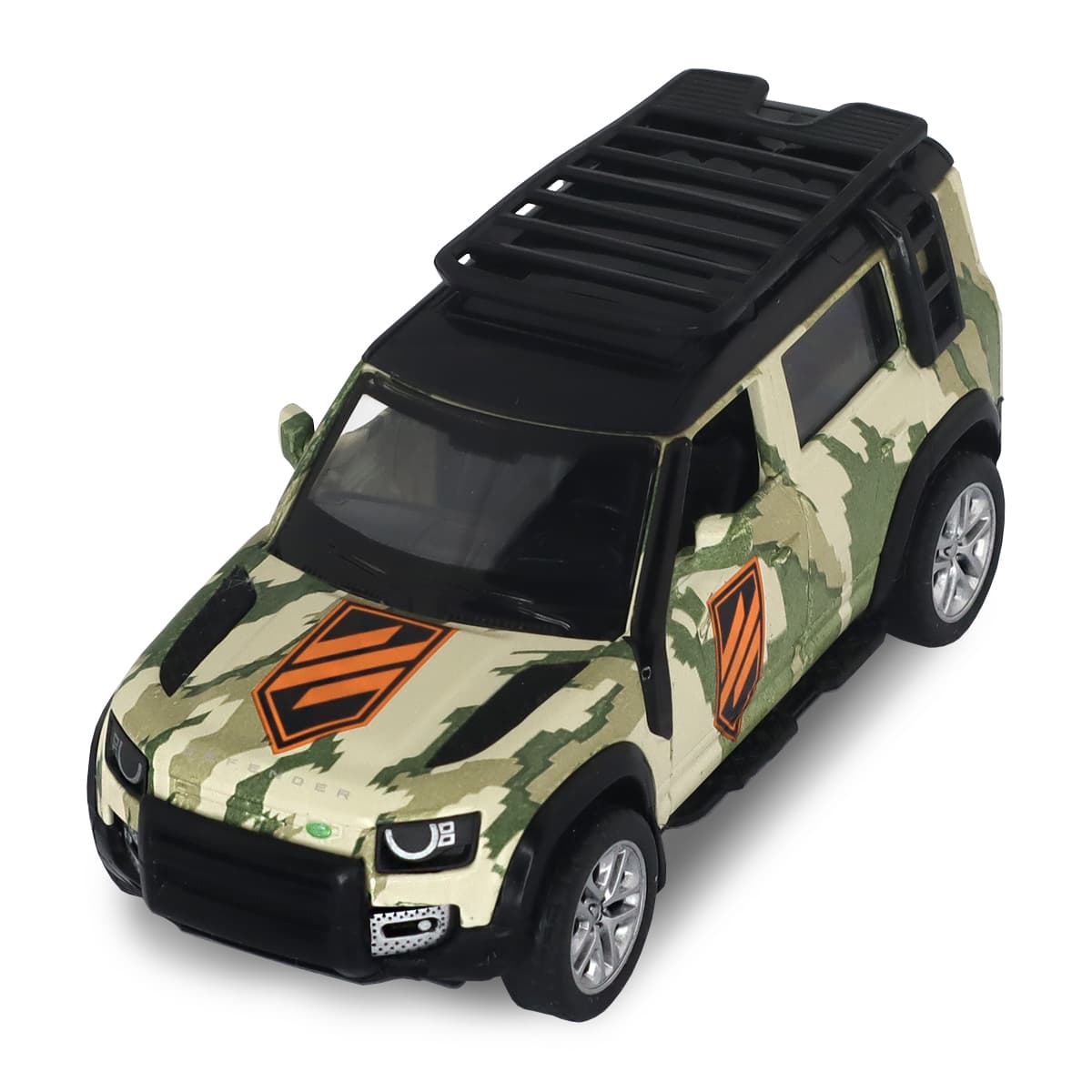 Автомодель "Шеврони Героїв" Land Rover Defender 110 3 ОШБр №250363M2/КіддіСвіт — купити | Канцелярський Сад