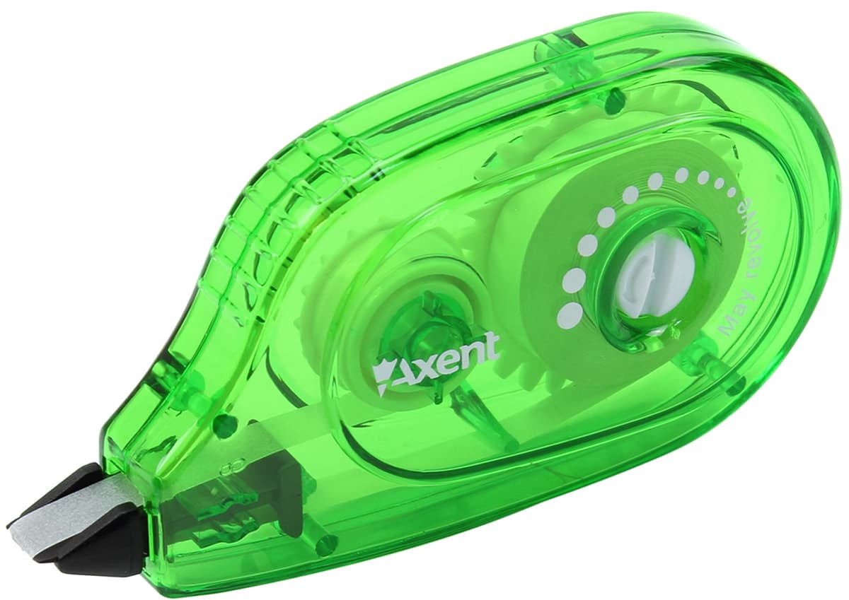 Коректор стрічк. "Axent" 5ммх6м,зелений №7009-04 — купити | Канцелярський Сад