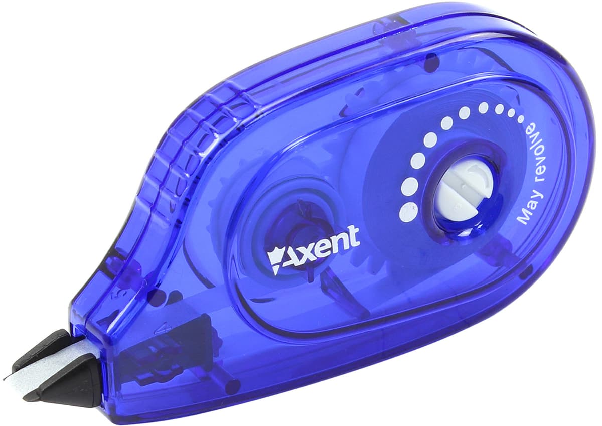 Коректор стрічк. "Axent" 5ммх6м,синій №7009-02 — купити | Канцелярський Сад