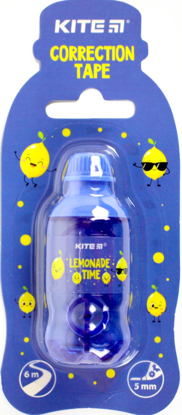 Коректор стрічк."Kite" 5ммх6м Lemonade time №K24-007-3 — купити | Канцелярський Сад