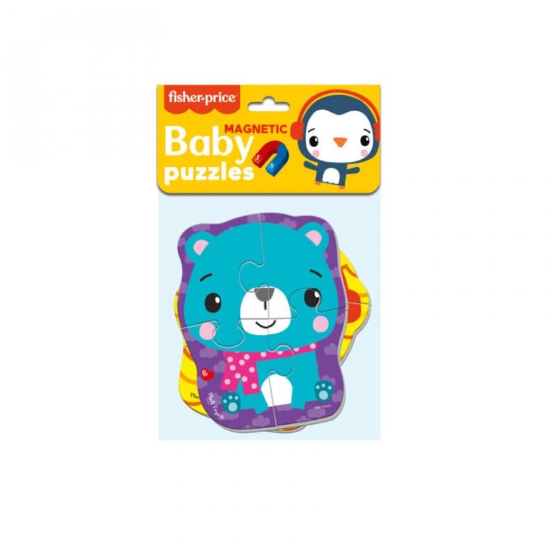 Бебі-пазли магніт."Fisher Price. Ведмедик і пінгвін" №VT3208-15 — купити | Канцелярський Сад