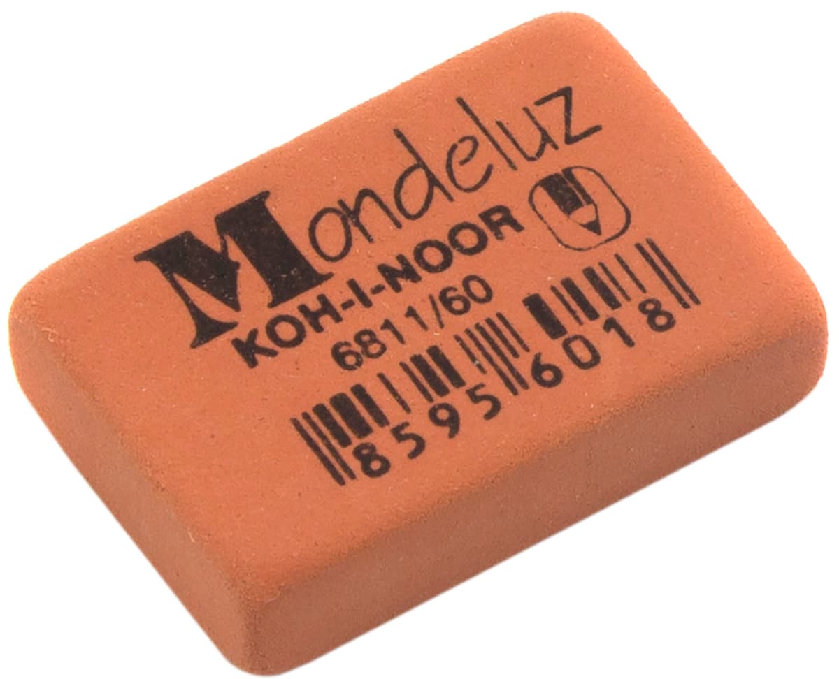Гумка "Koh-i-noor" Mondeluz м'яка №6811/60 — купити | Канцелярський Сад