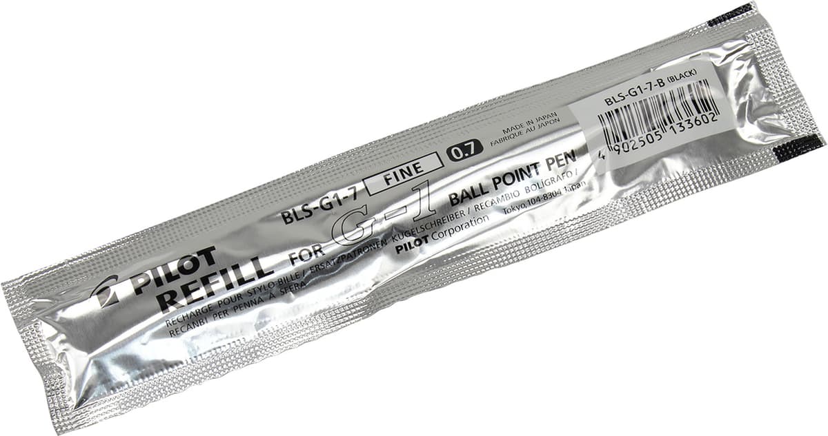 Стрижень гел. "Pilot" №BLS-G1-7-B 0,7мм для BL-G1,BLGP-G1 110мм чорн. — купити | Канцелярський Сад