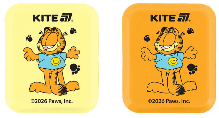 Точилка "Kite" №GF26-116 Garfield прямокутна,з конт. — купити | Канцелярський Сад