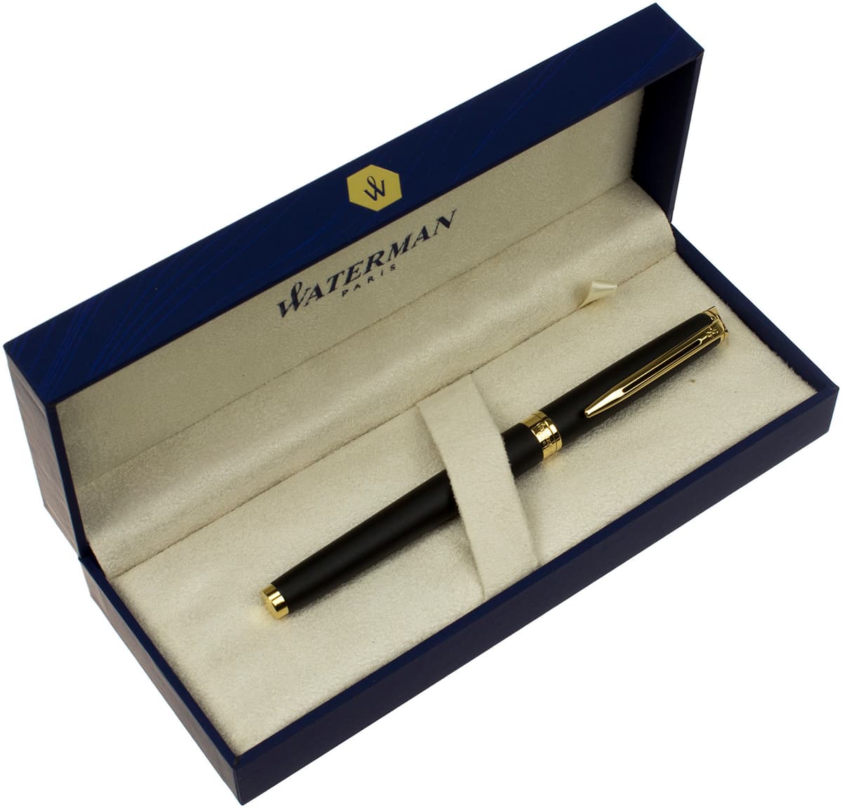 Ручка чорн. "Waterman" №12003 Hemisphere мат.-чорн. — купити | Канцелярський Сад