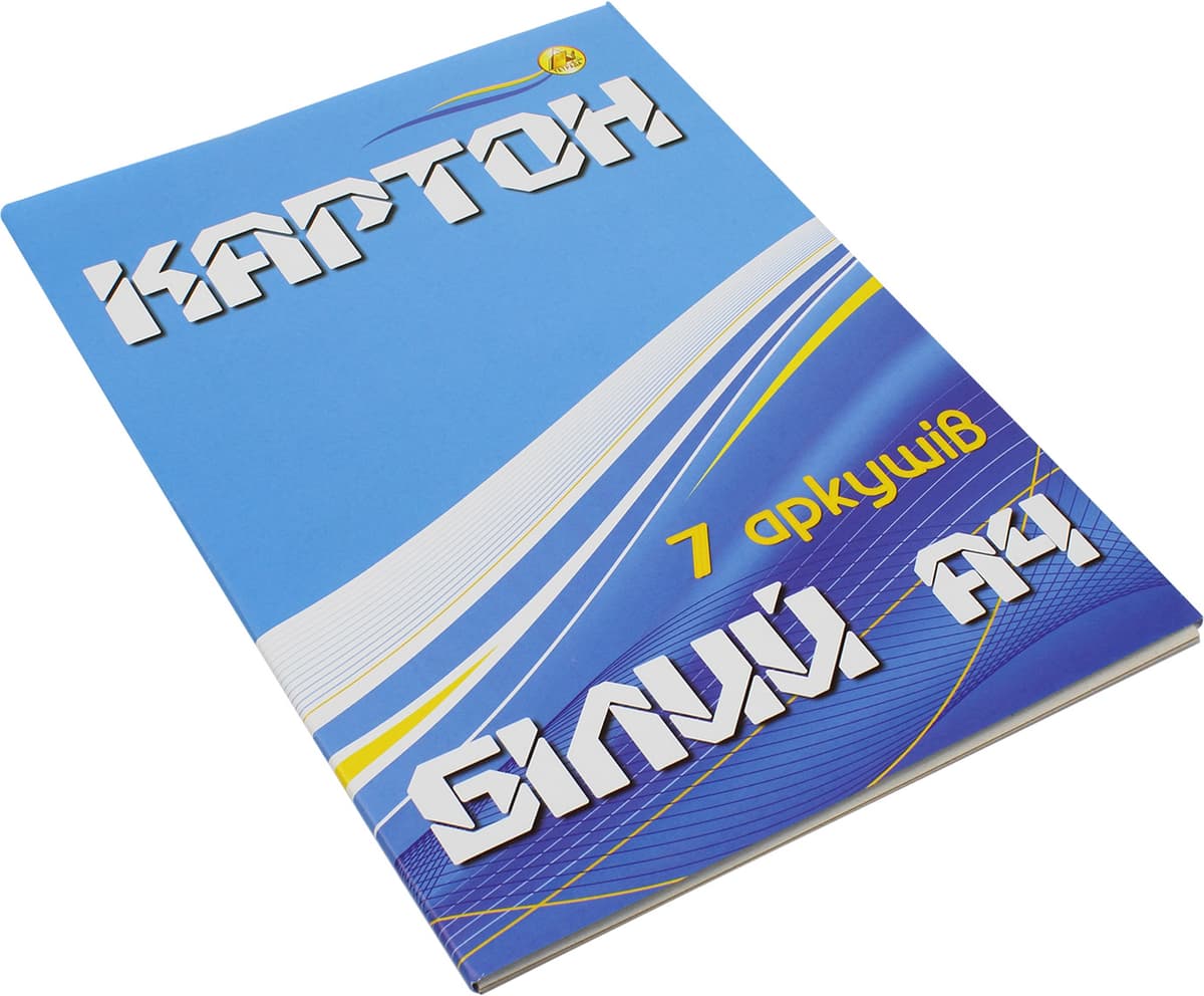 Картон білий А4 7арк./Тетрада — купити | Канцелярський Сад