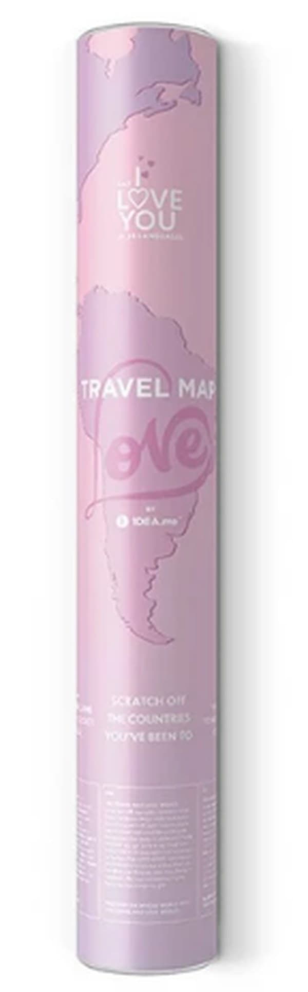 Скретч карта світу "Travel Map Love World" 60х40см в тубусі/Dream&Do — купити | Канцелярський Сад