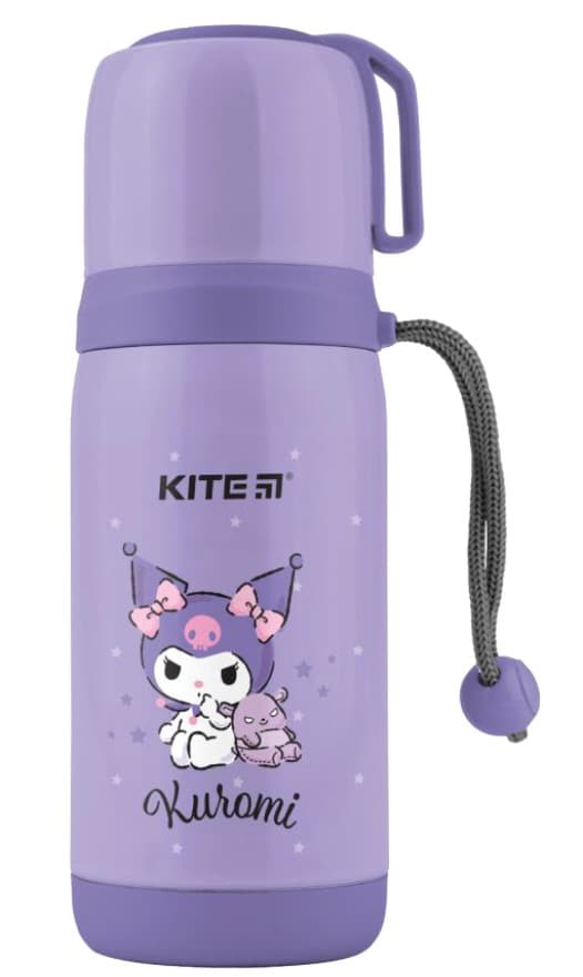 Термос метал. 0,35л "Kite" Kuromi №HK24-301 — купити | Канцелярський Сад