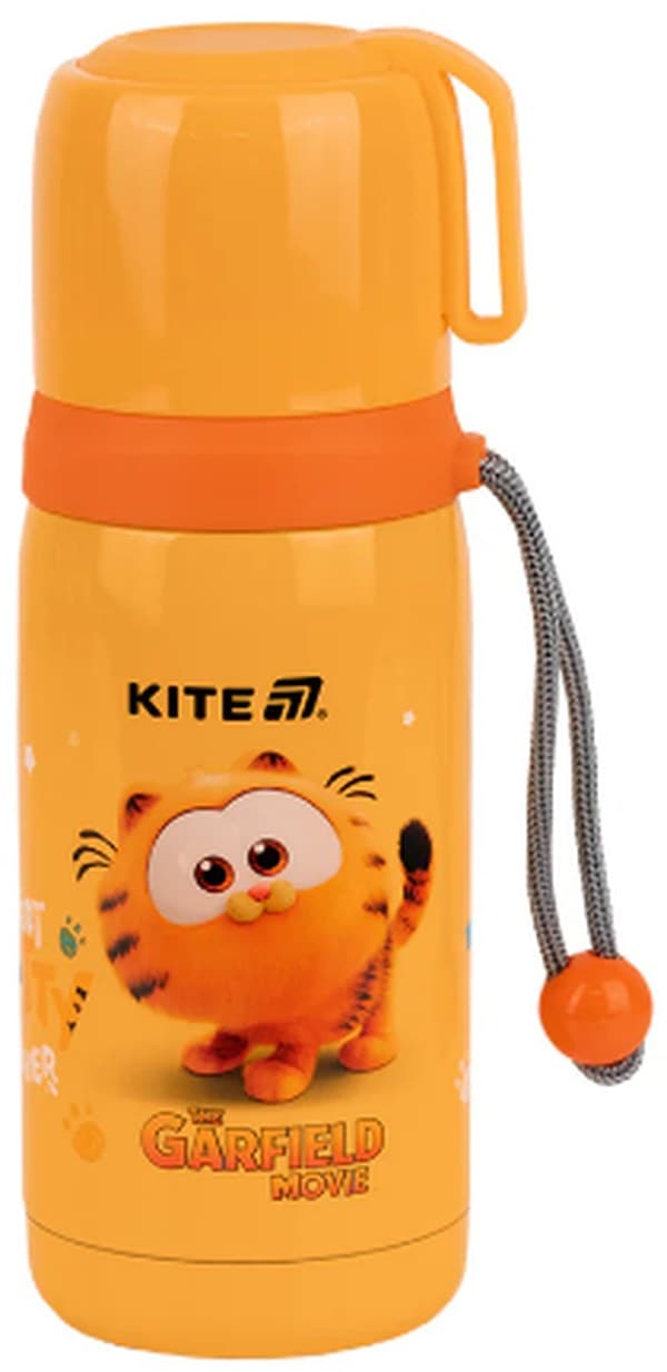 Термос метал. 0,35л "Kite" Garfield №GF25-301 — купити | Канцелярський Сад