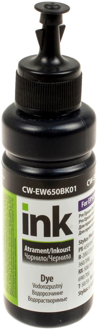 Чорнило ColorWay Epson TX650/EW650Bk 100мл black — купити | Канцелярський Сад